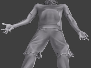 Casual Zombie CZ3 0013 Modelo de impresión 3D