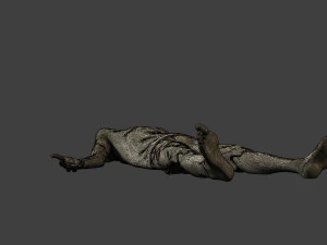 Casual Zombie CZ3 0013 3D Print Model
