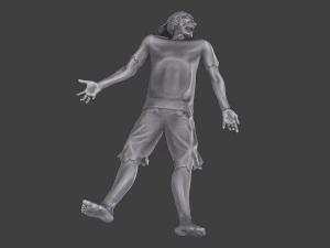 Casual Zombie CZ3 0013 3D Print Model