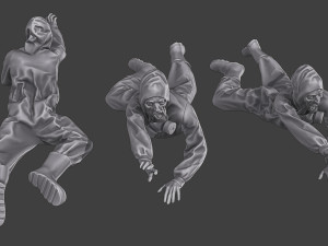 Casual Zombie CZ3 0014 Modelo de impresión 3D