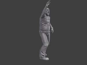 Casual Zombie CZ3 0015 3D Print Model