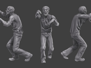 Casual Zombie CZ3 0016 Modelo de impresión 3D