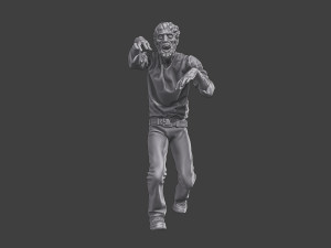 Casual Zombie CZ3 0016 Modelo de impresión 3D