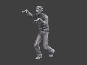 Casual Zombie CZ3 0016 Modelo de impresión 3D