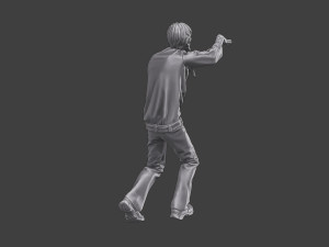 Casual Zombie CZ3 0016 Modelo de impresión 3D