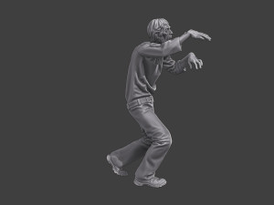 Casual Zombie CZ3 0016 Modelo de impresión 3D