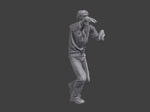 Casual Zombie CZ3 0016 Modelo de impresión 3D