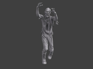 Casual Zombie CZ3 0017 Modelo de impresión 3D