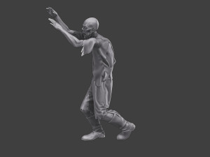 Casual Zombie CZ3 0017 Modelo de impresión 3D