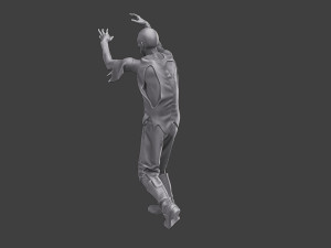 Casual Zombie CZ3 0017 Modelo de impresión 3D