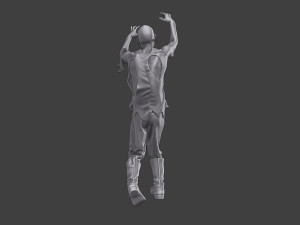 Casual Zombie CZ3 0017 Modelo de impresión 3D