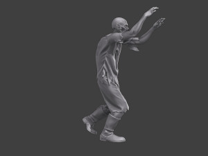 Casual Zombie CZ3 0017 Modelo de impresión 3D