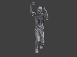 Casual Zombie CZ3 0017 Modelo de impresión 3D