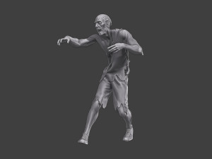 Casual Zombie CZ3 0018 3D प्रिंट मॉडल