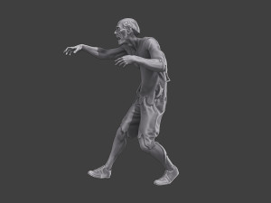 Casual Zombie CZ3 0018 3D प्रिंट मॉडल