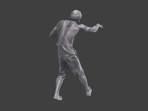 Casual Zombie CZ3 0018 3D प्रिंट मॉडल