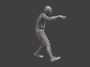 Casual Zombie CZ3 0018 3D प्रिंट मॉडल