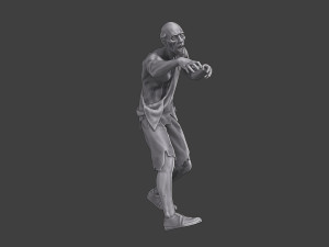 Casual Zombie CZ3 0018 3D प्रिंट मॉडल