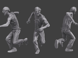 Casual Zombie CZ3 0019 3D प्रिंट मॉडल
