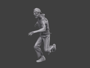 Casual Zombie CZ3 0019 3D 打印模型