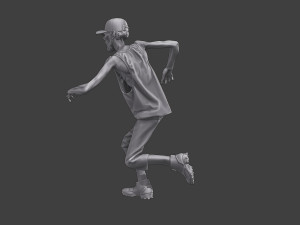 Casual Zombie CZ3 0020 3D 打印模型