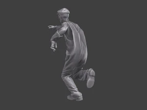Casual Zombie CZ3 0021 3D Print Model