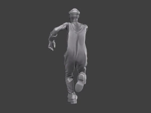 Casual Zombie CZ3 0021 3D Print Model