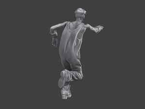 Casual Zombie CZ3 0021 3D Print Model