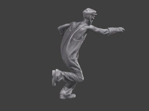 Casual Zombie CZ3 0021 3D Print Model