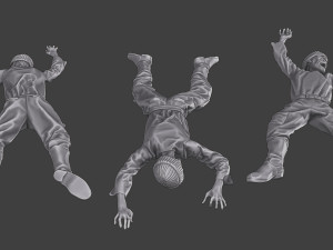 Casual Zombie CZ3 Pack 2 3D Baskı Modeli