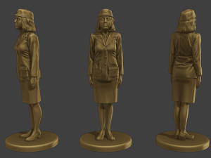 CzechoSlovak Female Communist Police FCCP1 1 Modelo de impresión 3D