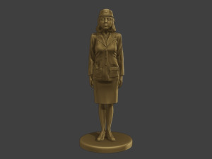 CzechoSlovak Female Communist Police FCCP1 1 Modelo de impresión 3D