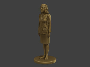 CzechoSlovak Female Communist Police FCCP1 1 Modelo de impresión 3D