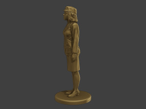 CzechoSlovak Female Communist Police FCCP1 1 Modelo de impresión 3D