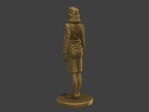 CzechoSlovak Female Communist Police FCCP1 1 Modelo de impresión 3D