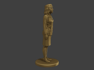 CzechoSlovak Female Communist Police FCCP1 1 Modelo de impresión 3D
