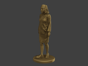 CzechoSlovak Female Communist Police FCCP1 2 Modelo de impresión 3D