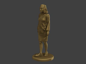 CzechoSlovak Female Communist Police FCCP1 2 3D Print Model