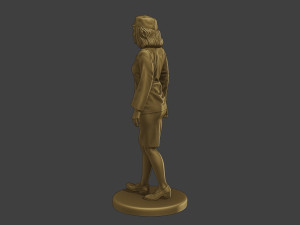 CzechoSlovak Female Communist Police FCCP1 2 Modelo de impresión 3D