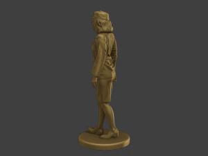 CzechoSlovak Female Communist Police FCCP1 2 3D Print Model