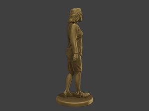 CzechoSlovak Female Communist Police FCCP1 2 3D Print Model
