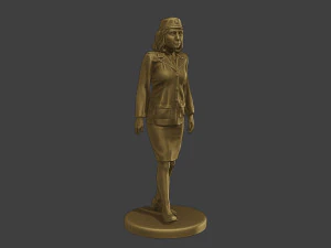 CzechoSlovak Female Communist Police FCCP1 2 3D Print Model