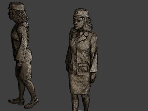 CzechoSlovak Female Communist Police FCCP1 2 3D Print Model