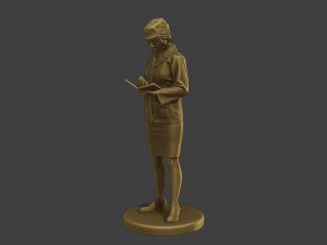 CzechoSlovak Female Communist Police FCCP1 3 3D Print Model