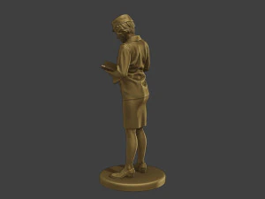 CzechoSlovak Female Communist Police FCCP1 3 3D Print Model
