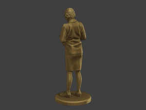 CzechoSlovak Female Communist Police FCCP1 3 3D Print Model