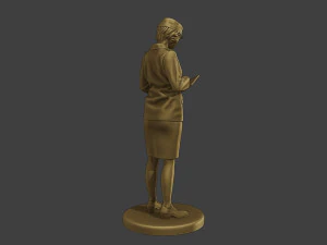 CzechoSlovak Female Communist Police FCCP1 3 3D Print Model