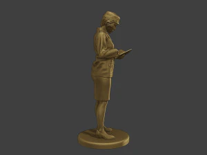 CzechoSlovak Female Communist Police FCCP1 3 3D Print Model