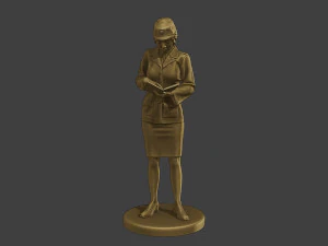 CzechoSlovak Female Communist Police FCCP1 3 3D Print Model