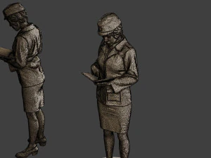 CzechoSlovak Female Communist Police FCCP1 3 3D Print Model